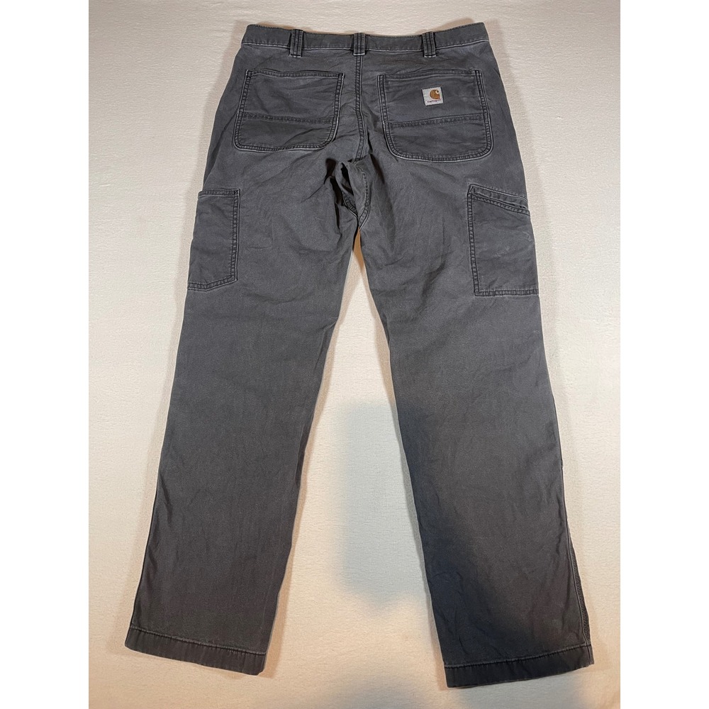 Carhartt Rugged Flex Relaxed Fit Canvas Double Front Utility Work Pants 34x32 - Picture 3 of 15